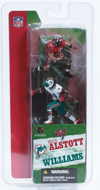 McFarlane NFL 3" Mike Alstott and Ricky Williams Figures