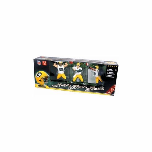 McFarlane NFL Green Bay Packers 3 Figure Pack Set