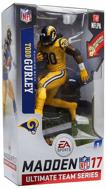 McFarlane NFL Madden 17 Ultimate Team Todd Gurley Color Rush Figure