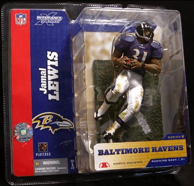McFarlane NFL Series 8 Baltimore Ravens Jamal Lewis Figure