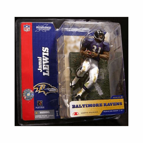 McFarlane NFL Series 8 Baltimore Ravens Jamal Lewis Figure