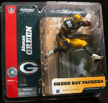 McFarlane NFL Series 8 Green Bay Packers Ahman Green Figure