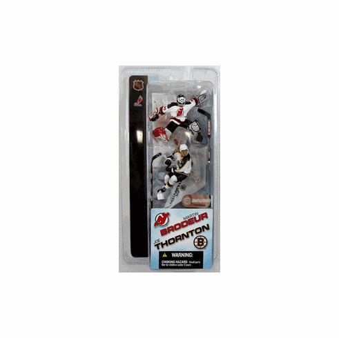 McFarlane NHL 3" Martin Brodeur & Joe Thornton Figures
