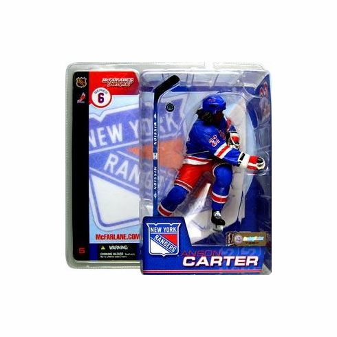 McFarlane NHL Series 6 New York Rangers Anson Carter Variant Figure