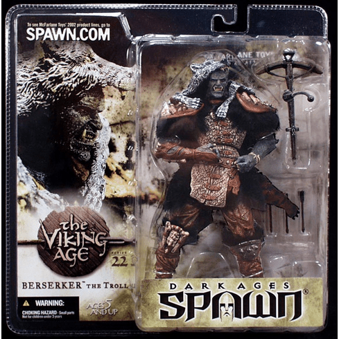 McFarlane Spawn 22 Dark Ages The Viking Age Berserker the Troll Figure