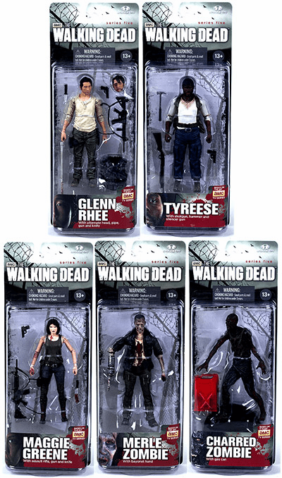 McFarlane Toys The Walking Dead TV Series 5 Set