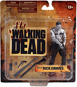 McFarlane Toys The Walking Dead TV Series Deputy Rick Grimes Bloody Black & White Figure