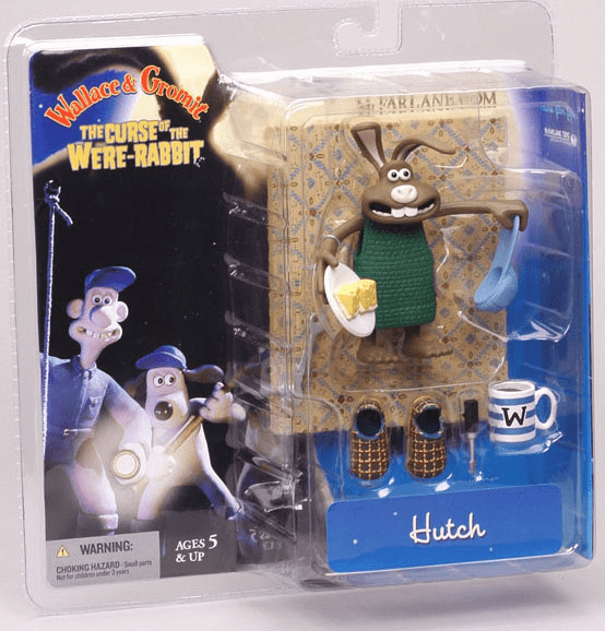 McFarlane Wallace & Gromit Hutch the Rabbit Action Figure
