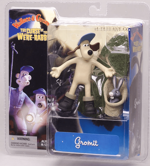 McFarlane Wallace & Gromit Rabbit Catcher Gromit Action Figure