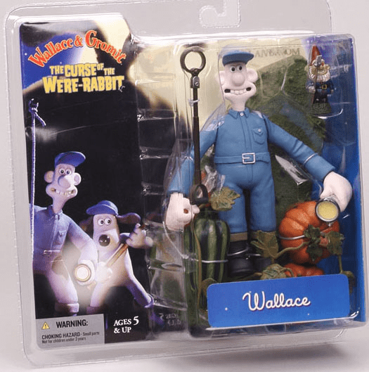 McFarlane Wallace & Gromit Rabbit Catcher Wallace Action Figure