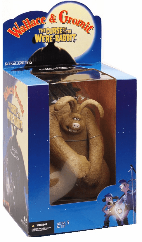 McFarlane Wallace & Gromit The Were-Rabbit Deluxe Action Figure