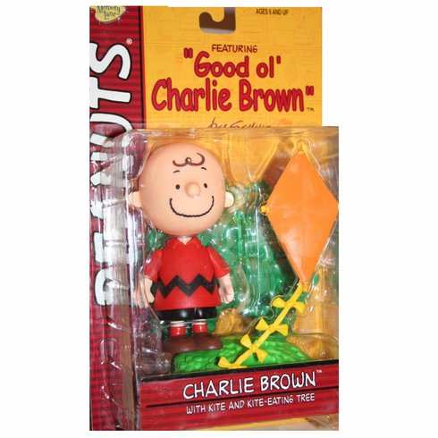 Memory Lane Peanuts Good Ol' Charlie Brown in Red Shirt Figure