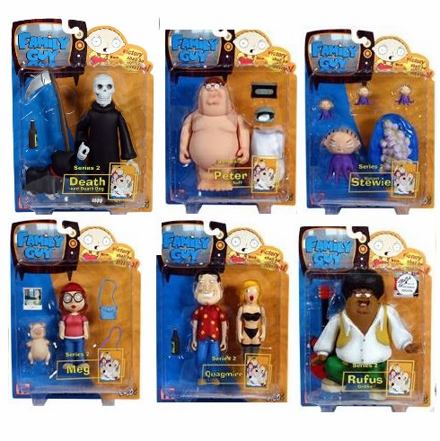 Mezco Family Guy Series 2 Set with Death Skull Action Figure