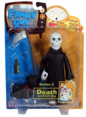 Mezco Family Guy Series 2 Skull Head Death Action Figure