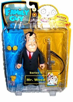 Mezco Family Guy Series 4 Mr. Weed in Pink Shirt Figure