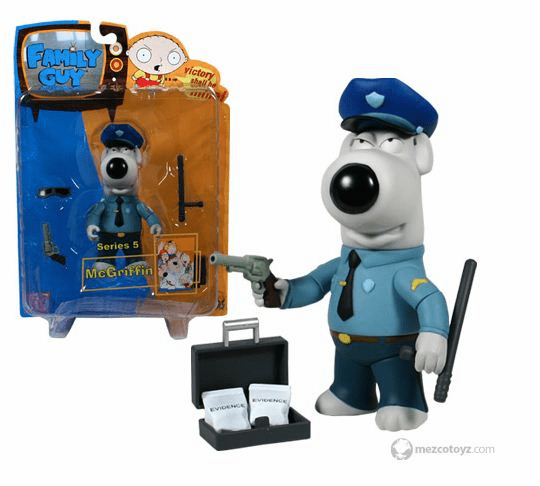 Mezco Family Guy Series 5 Brian McGriffin Action Figure