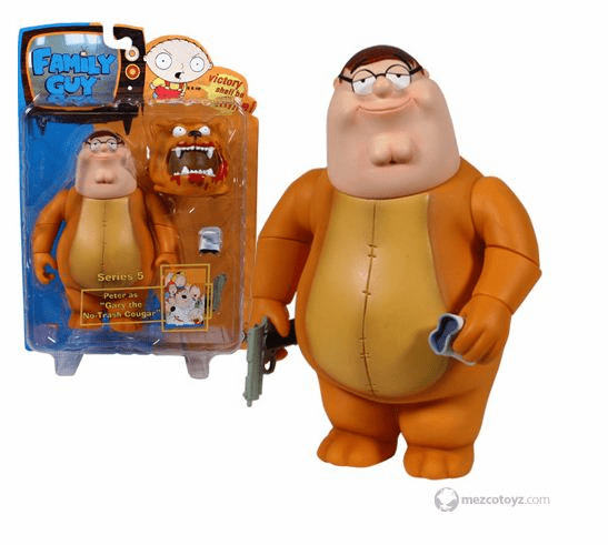 Mezco Family Guy Series 5 Peter as Gary the No-Trash Cougar Figure