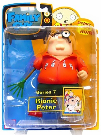 Mezco Family Guy Series 7 Bionic Peter Action Figure