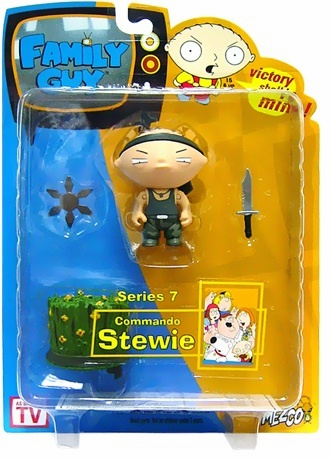 Mezco Family Guy Series 7 Commando Stewie Action Figure