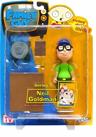 Mezco Family Guy Series 7 Neil Goldman Green T-Shirt Action Figure