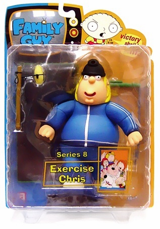 Mezco Family Guy Series 8 Exercise Chris Action Figure
