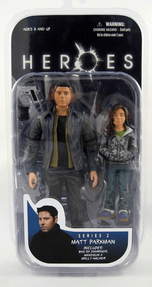 Mezco Heroes Series 2 Matt Parkman & Molly Walker Action Figures