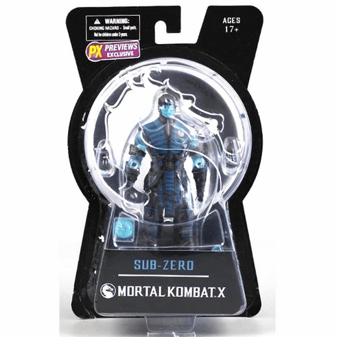 Mezco Mortal Kombat X Sub-Zero Ice Variant Figure