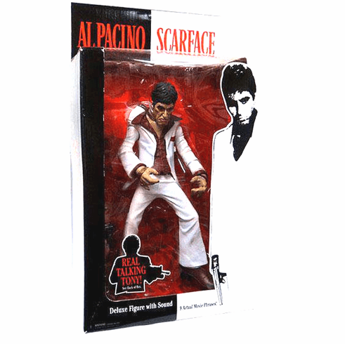 Mezco Scarface Real Talking Tony The Player Figure