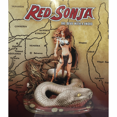 Michael Turner Red Sonja She-Devil with a Sword Resized Edition Statue