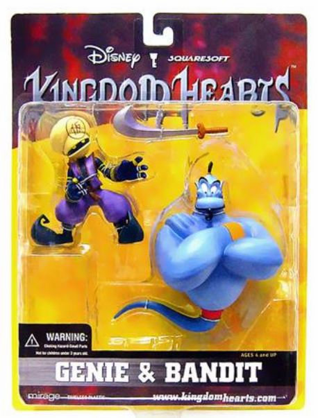 Mirage Disney Kingdom Hearts Genie & Bandit Action Figure Set