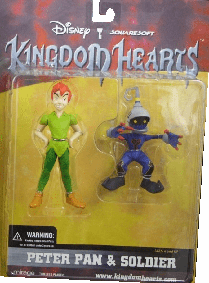 Mirage Disney Kingdom Hearts Peter Pan & Soldier Figure Set