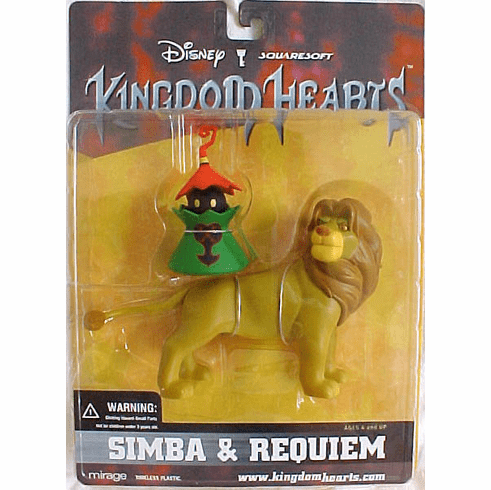 Mirage Disney Kingdom Hearts Simba & Requiem Action Figure Set