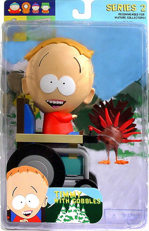 Mirage South Park Timmy with Gobbles Action Figure