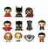 Monogram Batman vs. Superman Mystery 3D Figural Keychain Pack