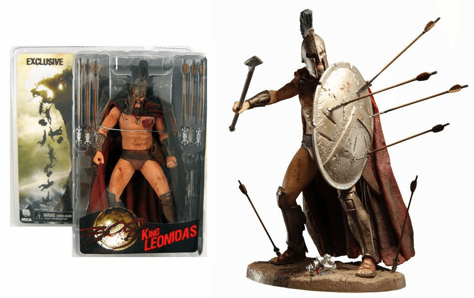 NECA 300 Bloody King Leonidas San Diego Comic Con Exclusive Figure