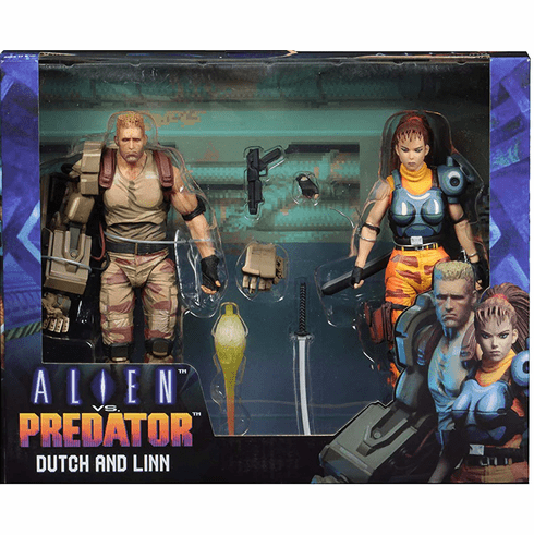 NECA Alien vs Predator Arcade Dutch & Linn Box Set