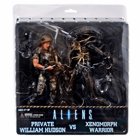 NECA Aliens Private Hudson vs Xenomorph Warrior 2 Pack Figure Set