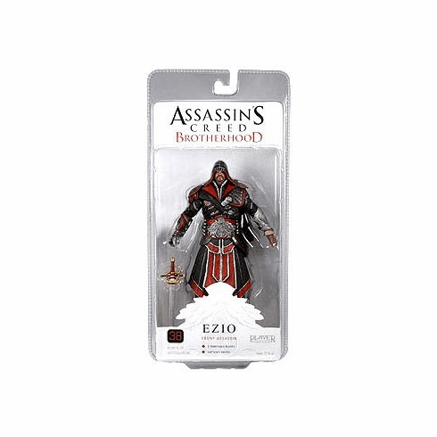 NECA Assassin's Creed Brotherhood Hooded Ezio Ebony Figure