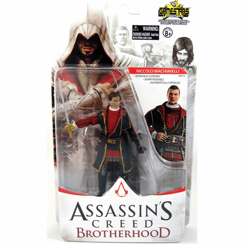 NECA Assassin's Creed Brotherhood Niccolo Machiavelli Figure