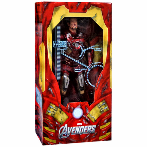 NECA Avengers Battle Damaged Iron Man Quarter Scale Figure