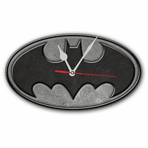 NECA Batman Logo Sculpted Wall Clock