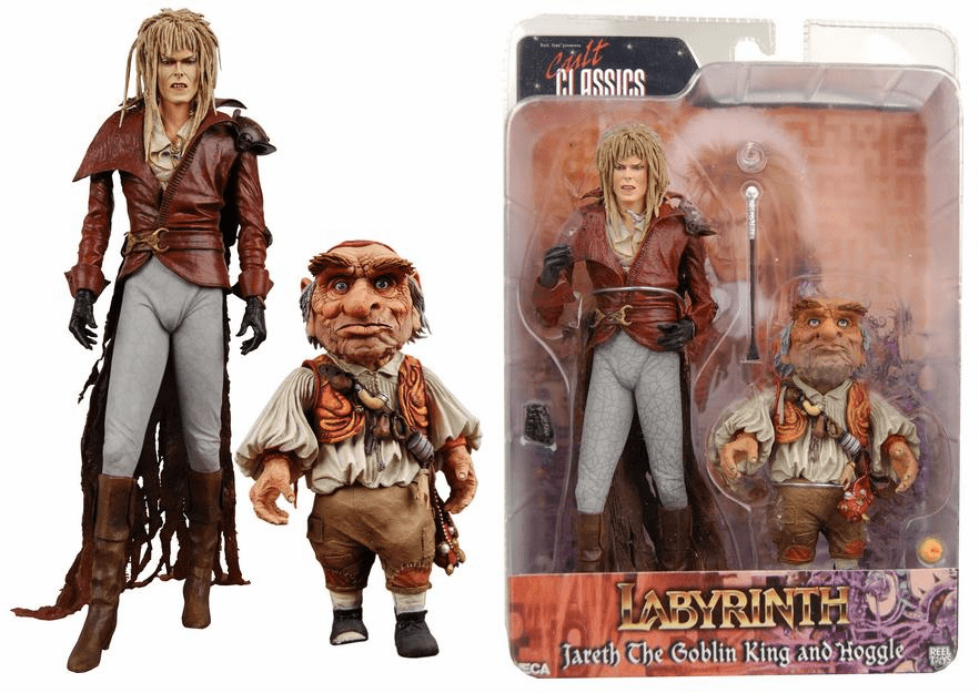 NECA Cult Classics Labyrinth Jareth and Hoggle 2-Pack Figure Set