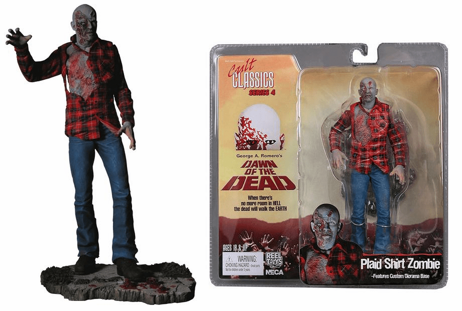 NECA Cult Classics Series 4 Plaid Shirt Zombie Action Figure