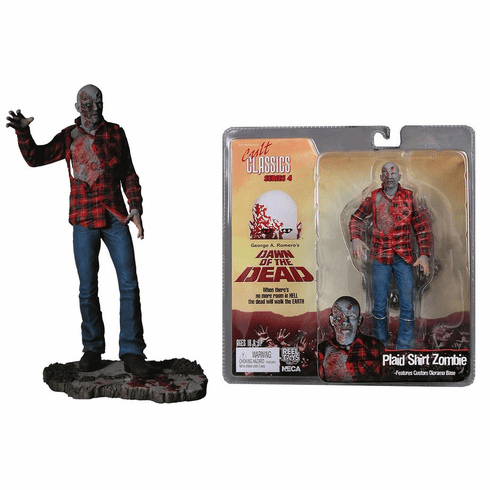 NECA Cult Classics Series 4 Plaid Shirt Zombie Action Figure