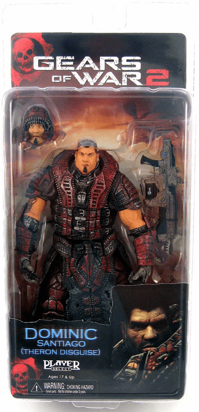 Neca Gears Of War 2 – Action Figure Colonel Victor Hoffman 18cm Con Base E Accessori - 2