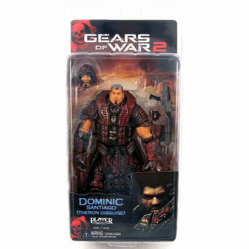 NECA Gears of War 2 Theron Disguise Dominic Santiago Figure