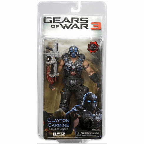 NECA Gears of War 3 Clayton Carmine Action Figure