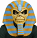 NECA Iron Maiden Powerslave Eddie Latex Mask