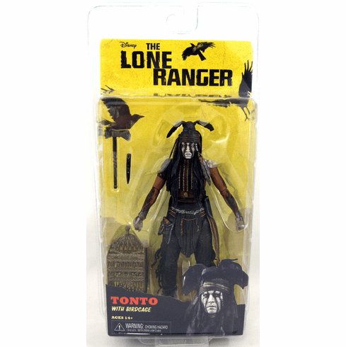NECA Lone Ranger Tonto with Birdcage Figure