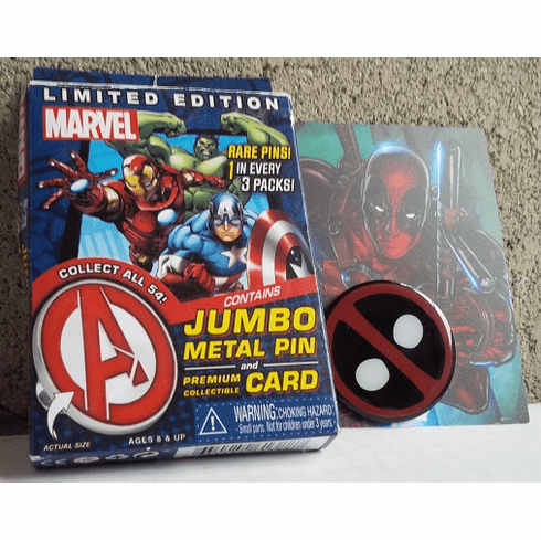 NECA Marvel Comics Jumbo Metal Deadpool Collector Pin